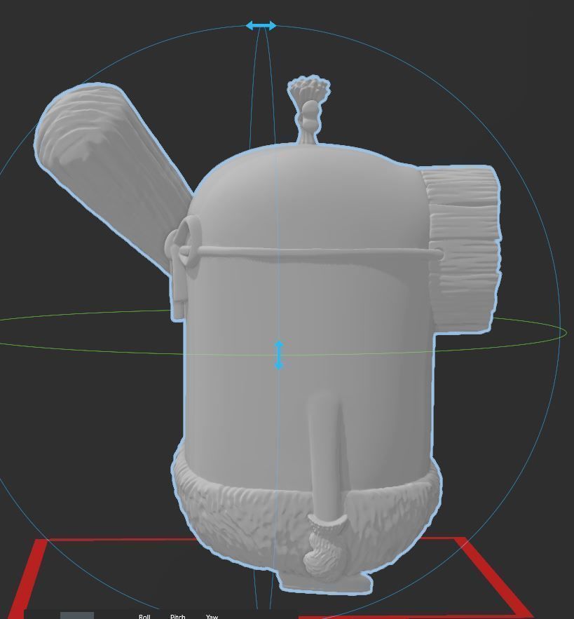 Minions - Jungle Minion with Grass Skirt - HI RES 3D PRINT FILE 3D print model_29