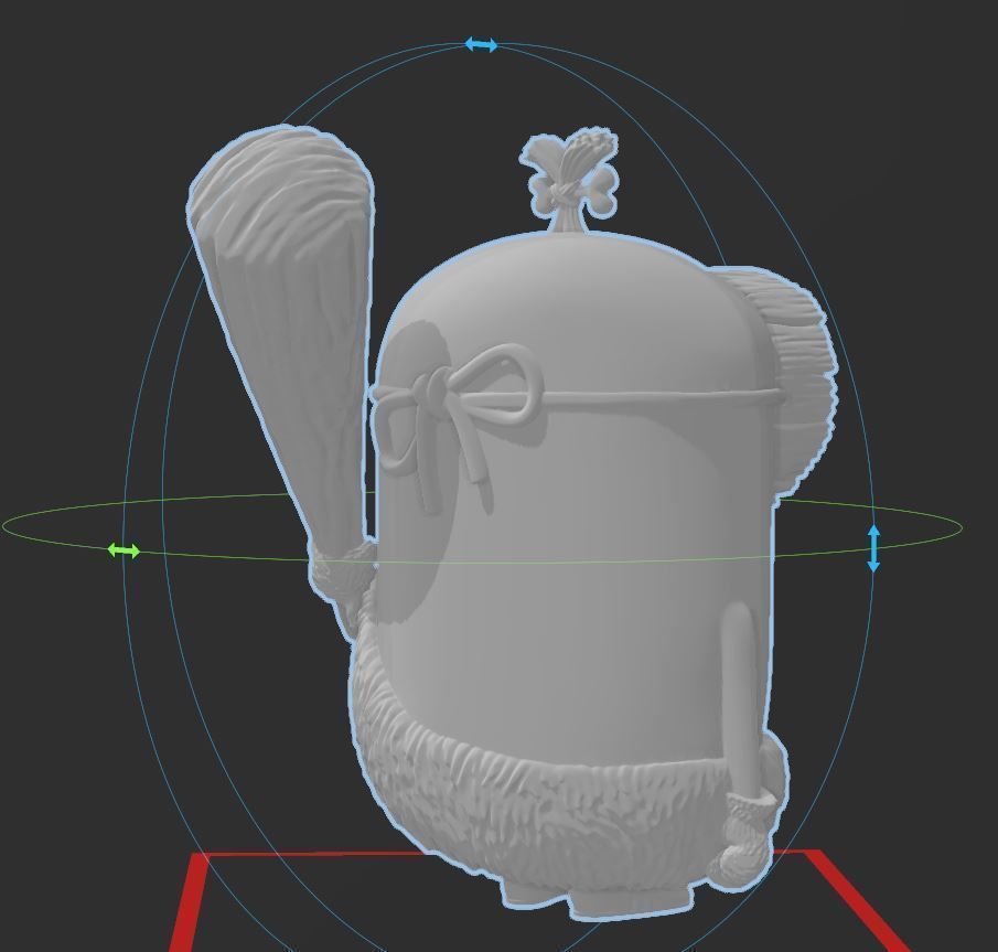 Minions - Jungle Minion with Grass Skirt - HI RES 3D PRINT FILE 3D print model_28