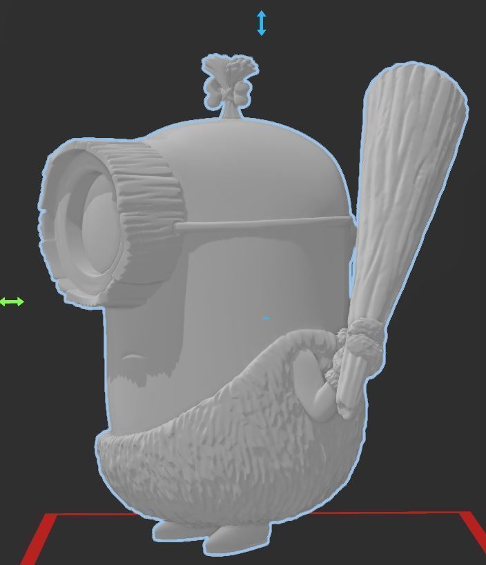 Minions - Jungle Minion with Grass Skirt - HI RES 3D PRINT FILE 3D print model_24