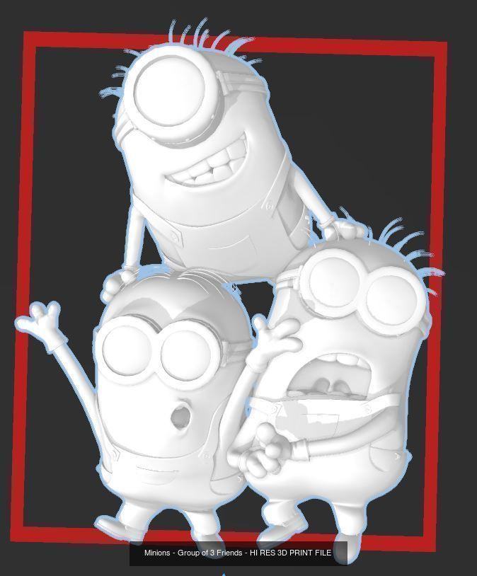 Minions Collection - HI QUALITY 3D PRINT FILES _6