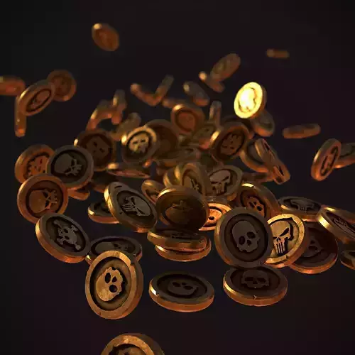 Stylize Pirate Gold Coin