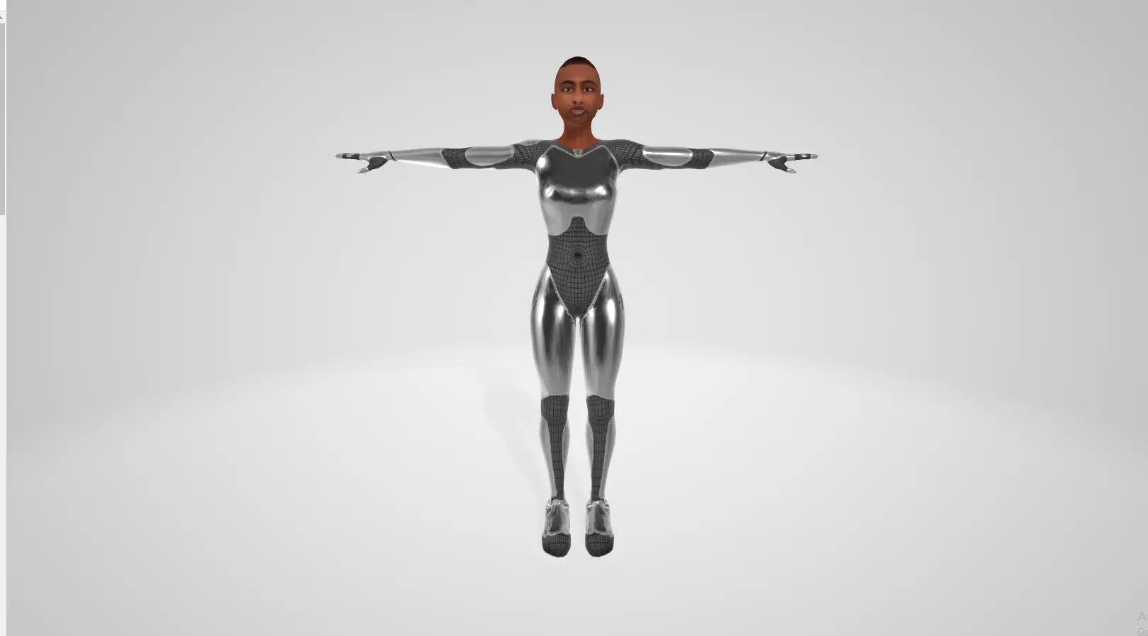 Space Girl Free low-poly 3D model