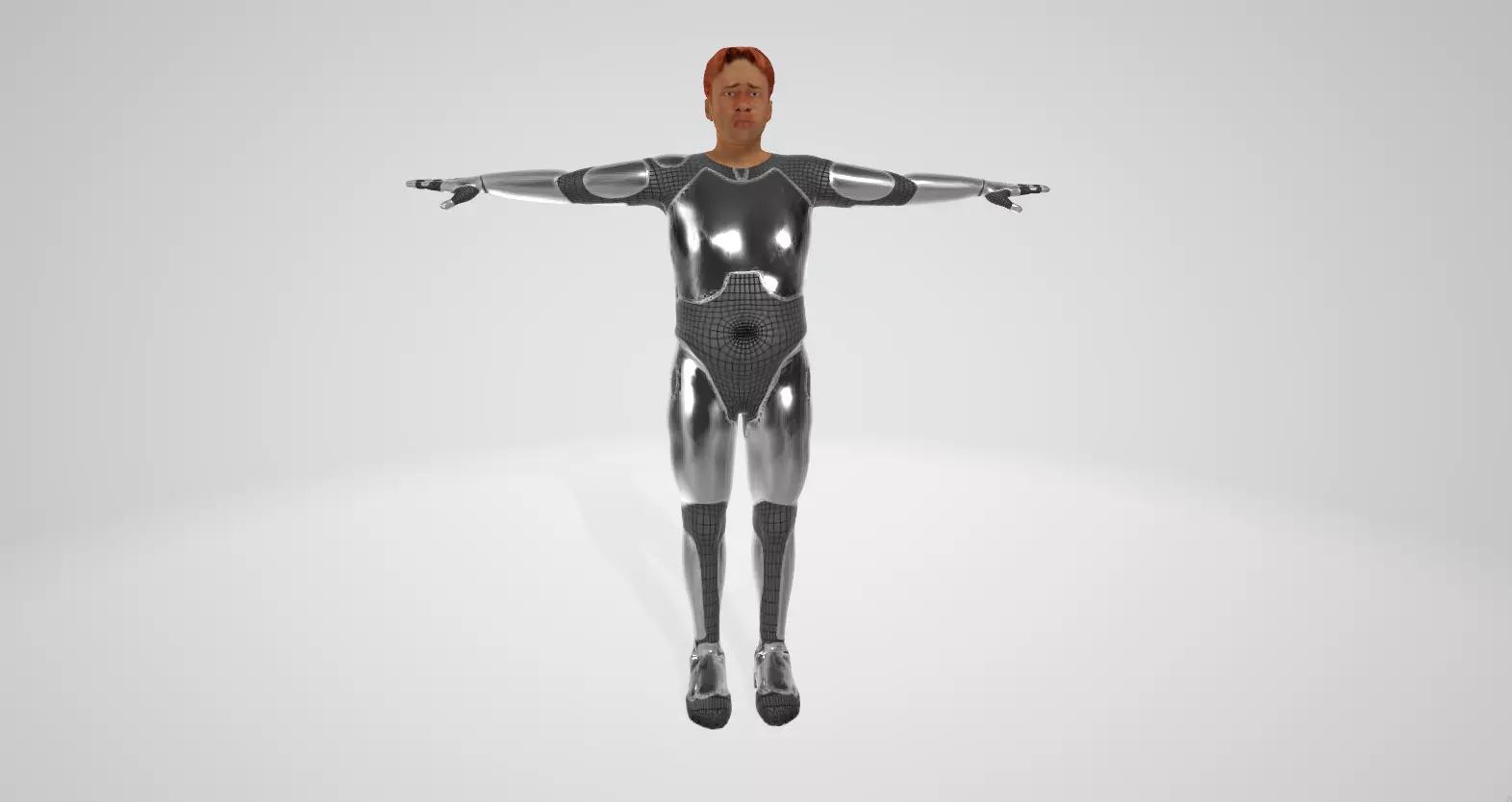 Fat Space Ginger Free 3D model