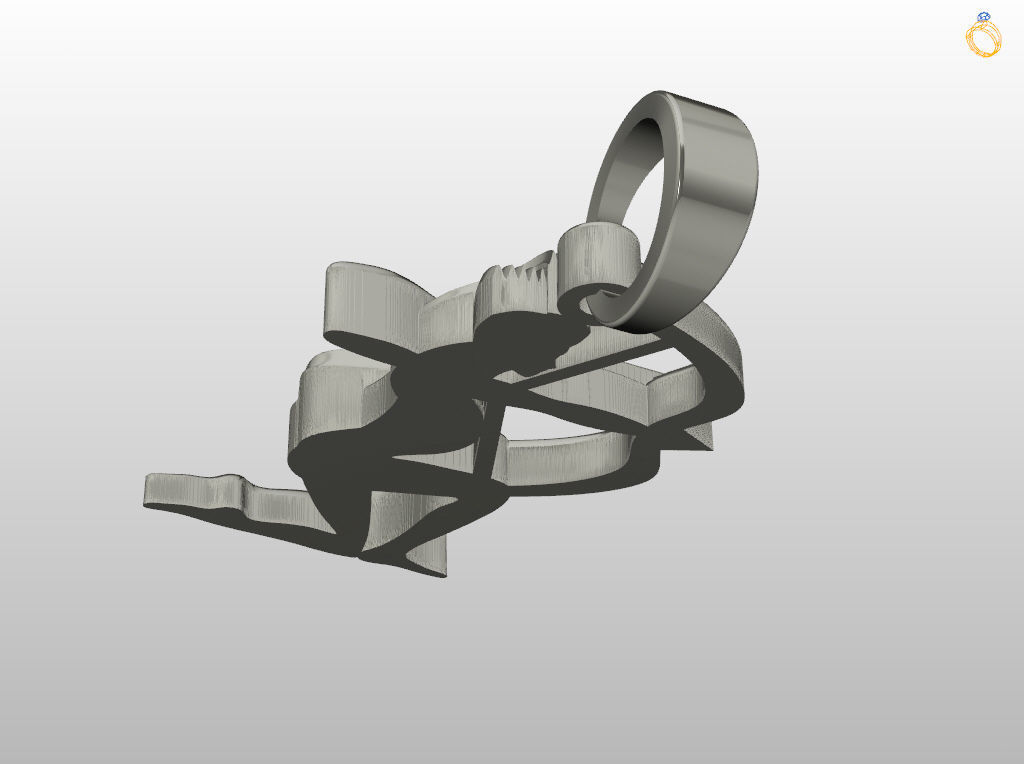 Sagittarius Zodiac Pendant 3D print model_24