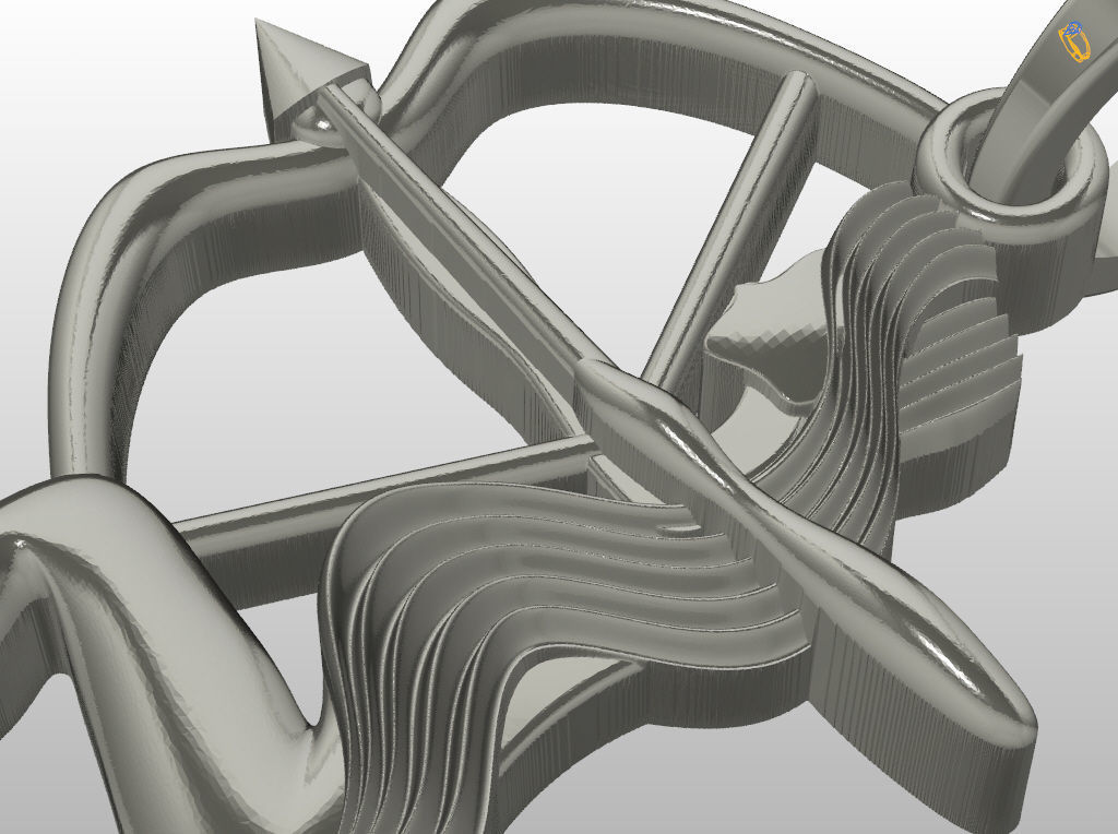 Sagittarius Zodiac Pendant 3D print model_18