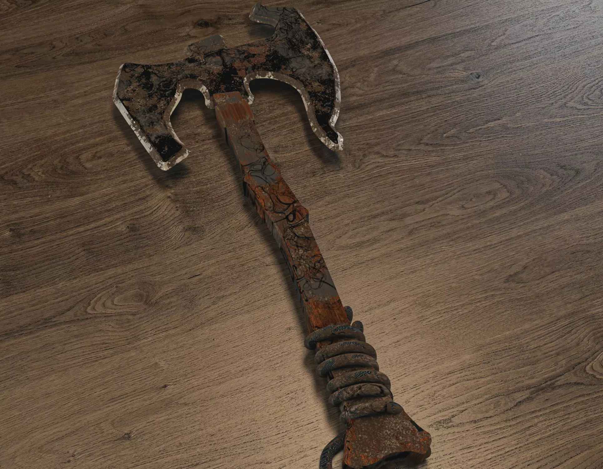 Old Axe 3D model 3D model