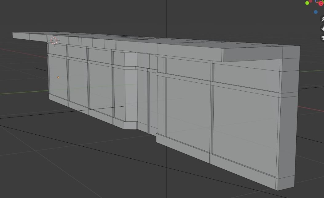 Storefront Shopfront Starbucks Coffee Shop Retail City Low-poly 3D model_12