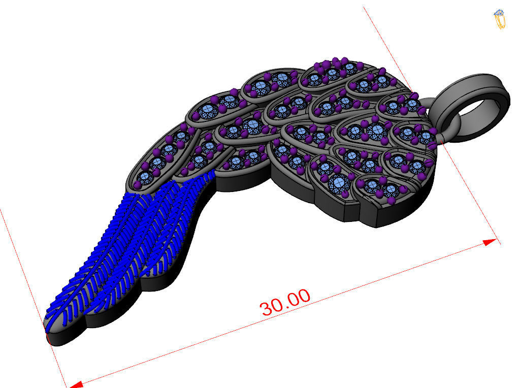Angeles wing 3D print model_18