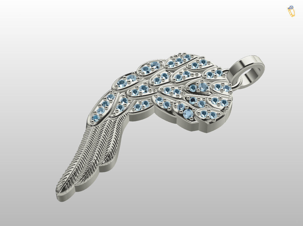 Angeles wing 3D print model_9