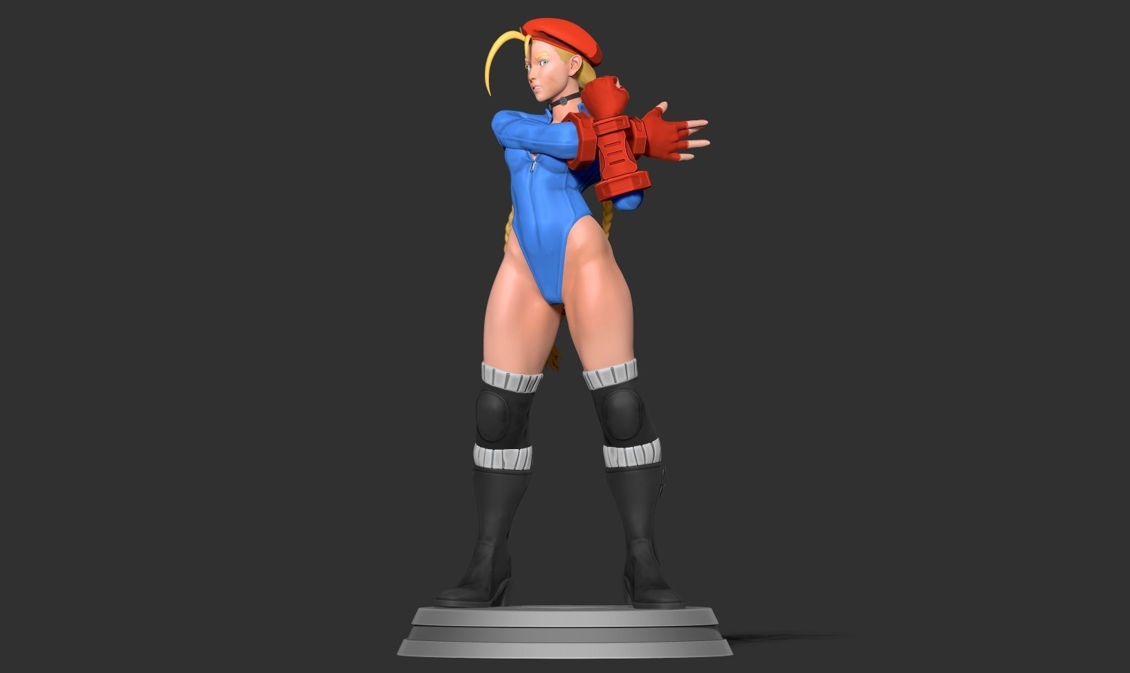 Blue Cammy - Street Fighter 3D print model_9