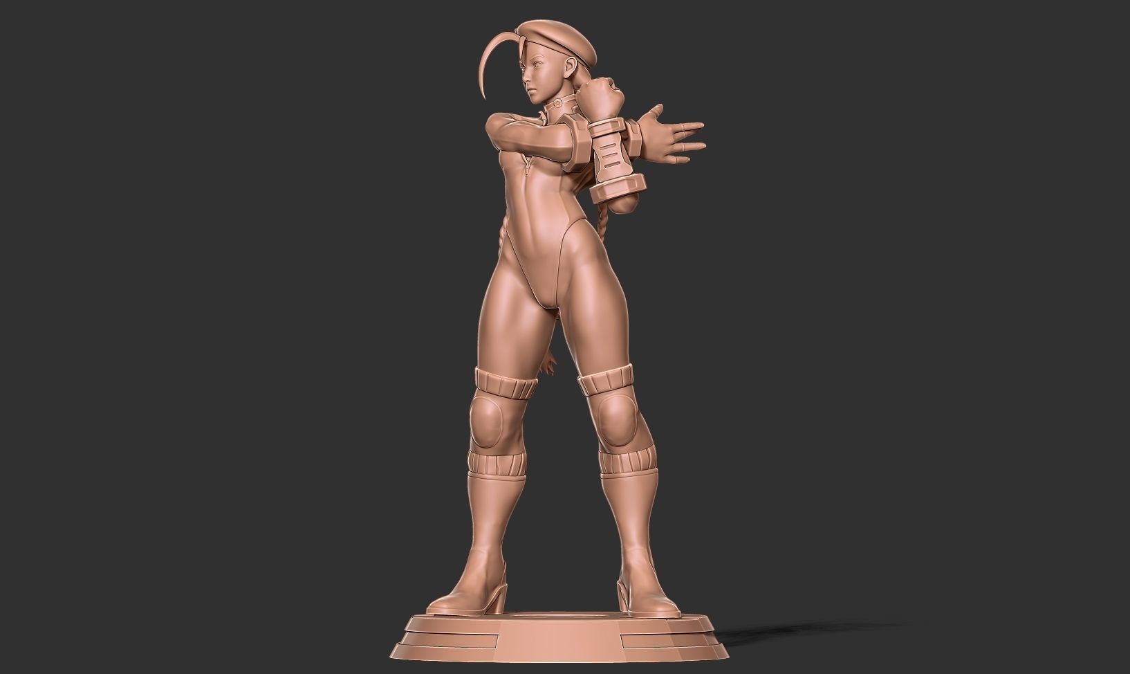 Blue Cammy - Street Fighter 3D print model_10