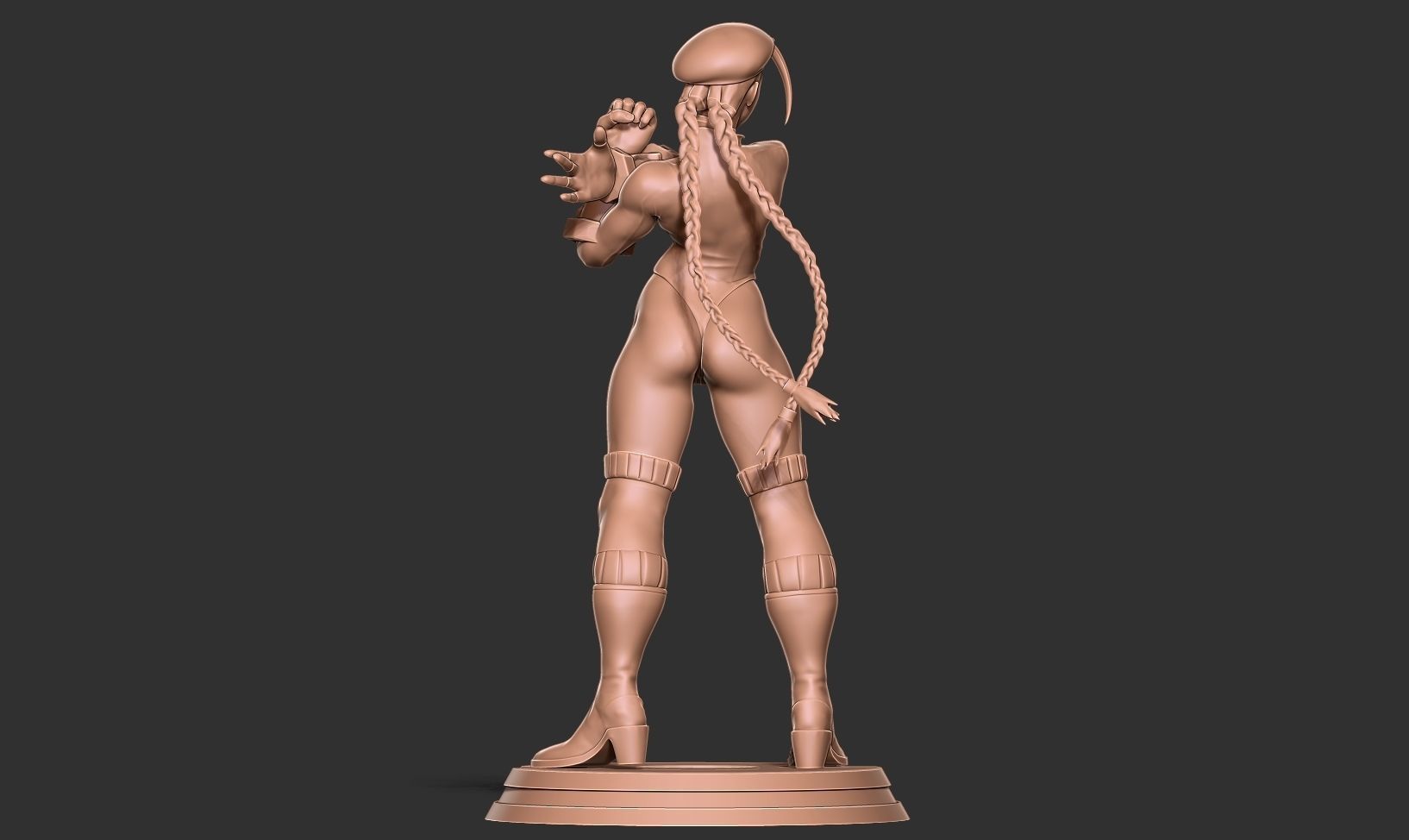 Blue Cammy - Street Fighter 3D print model_8