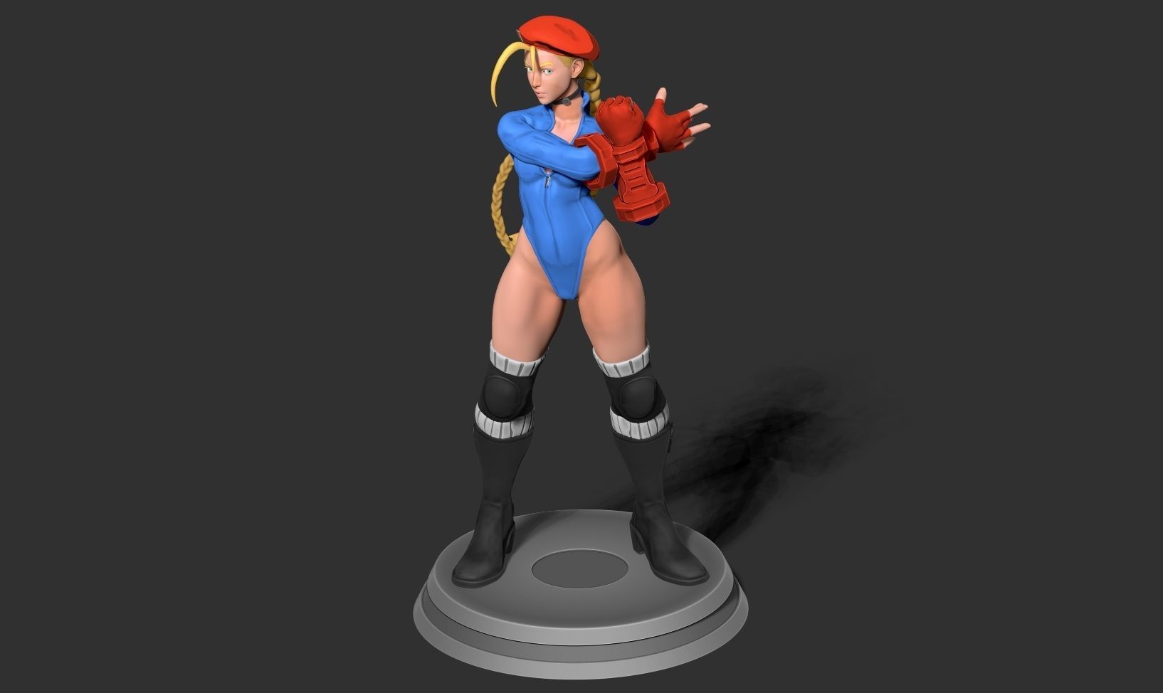 Blue Cammy - Street Fighter 3D print model_17