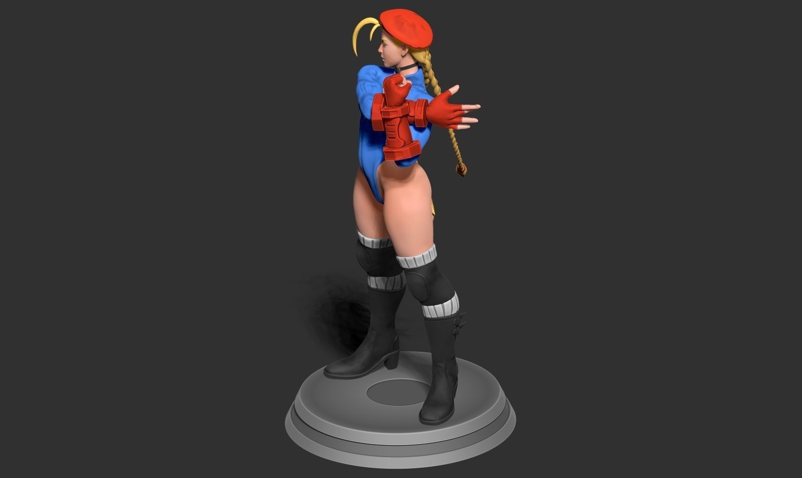 Blue Cammy - Street Fighter 3D print model_19
