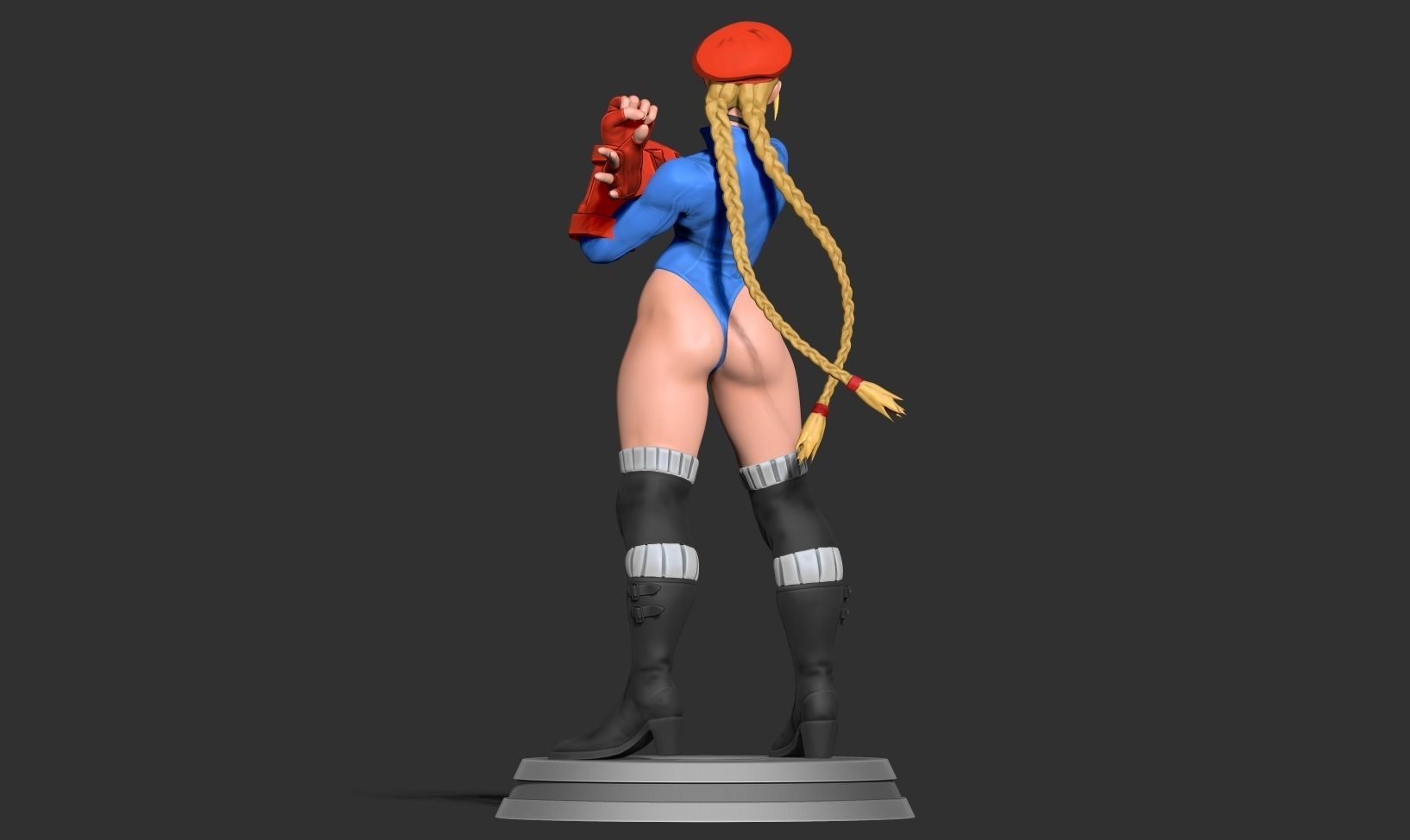 Blue Cammy - Street Fighter 3D print model_6