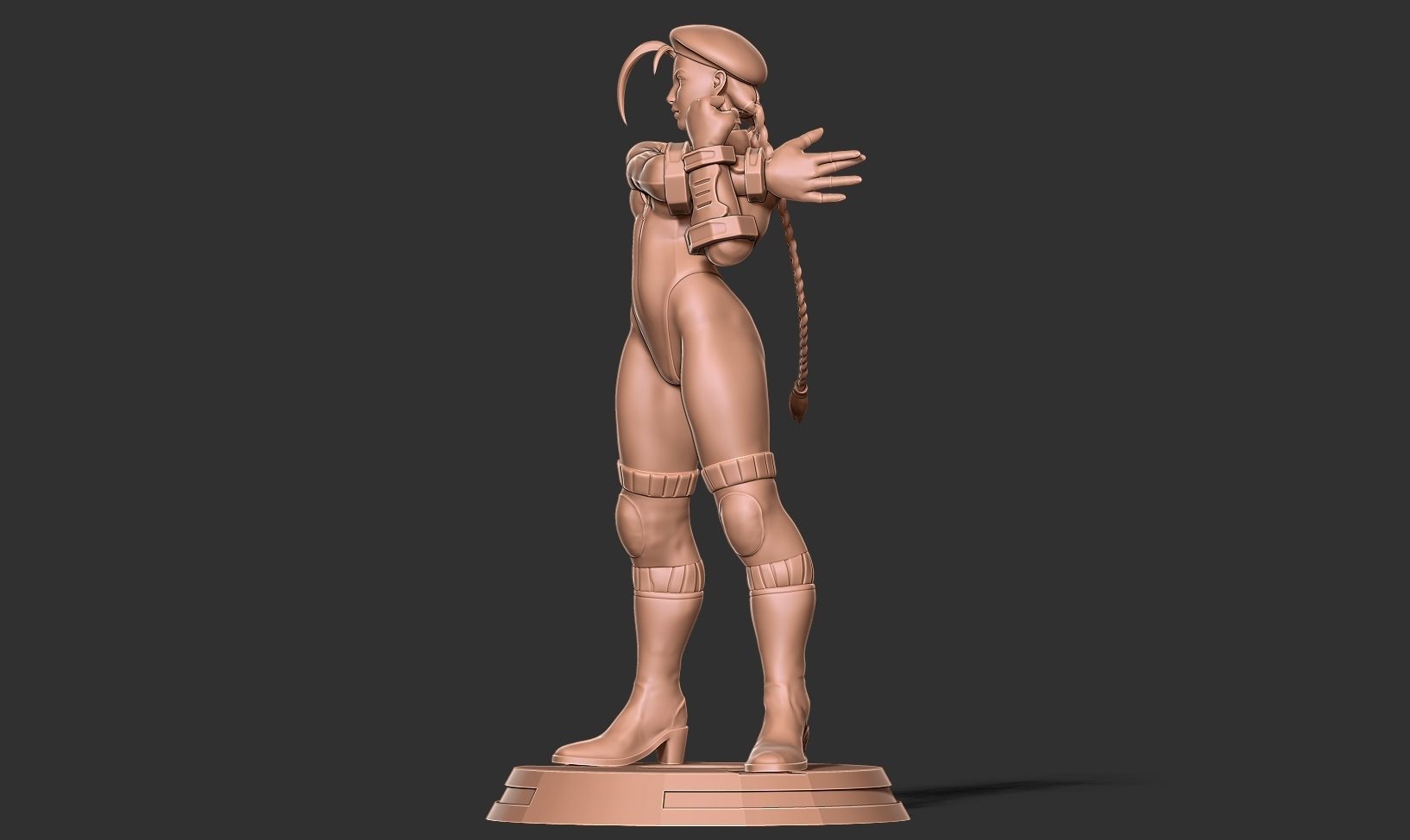 Blue Cammy - Street Fighter 3D print model_12