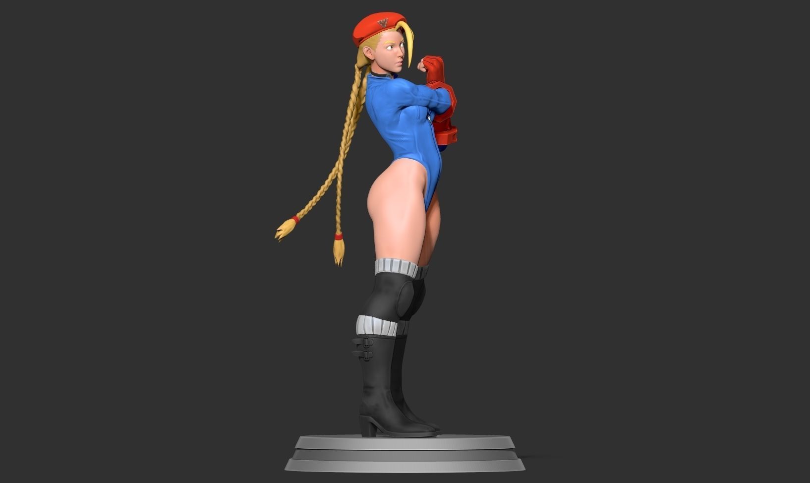 Blue Cammy - Street Fighter 3D print model_11