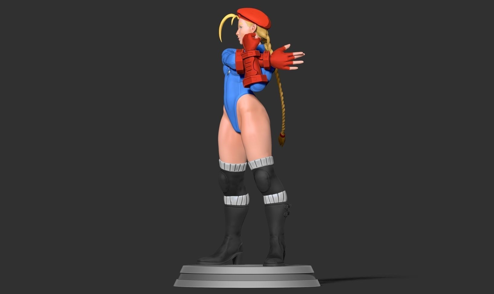 Blue Cammy - Street Fighter 3D print model_13