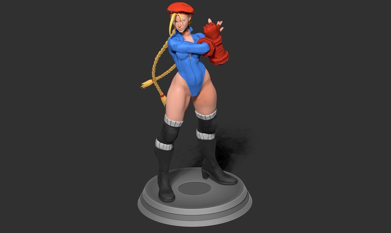 Blue Cammy - Street Fighter 3D print model_15