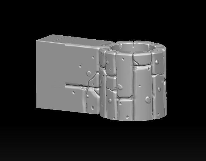 Fantasy main entrance 3d print 3D print model_11