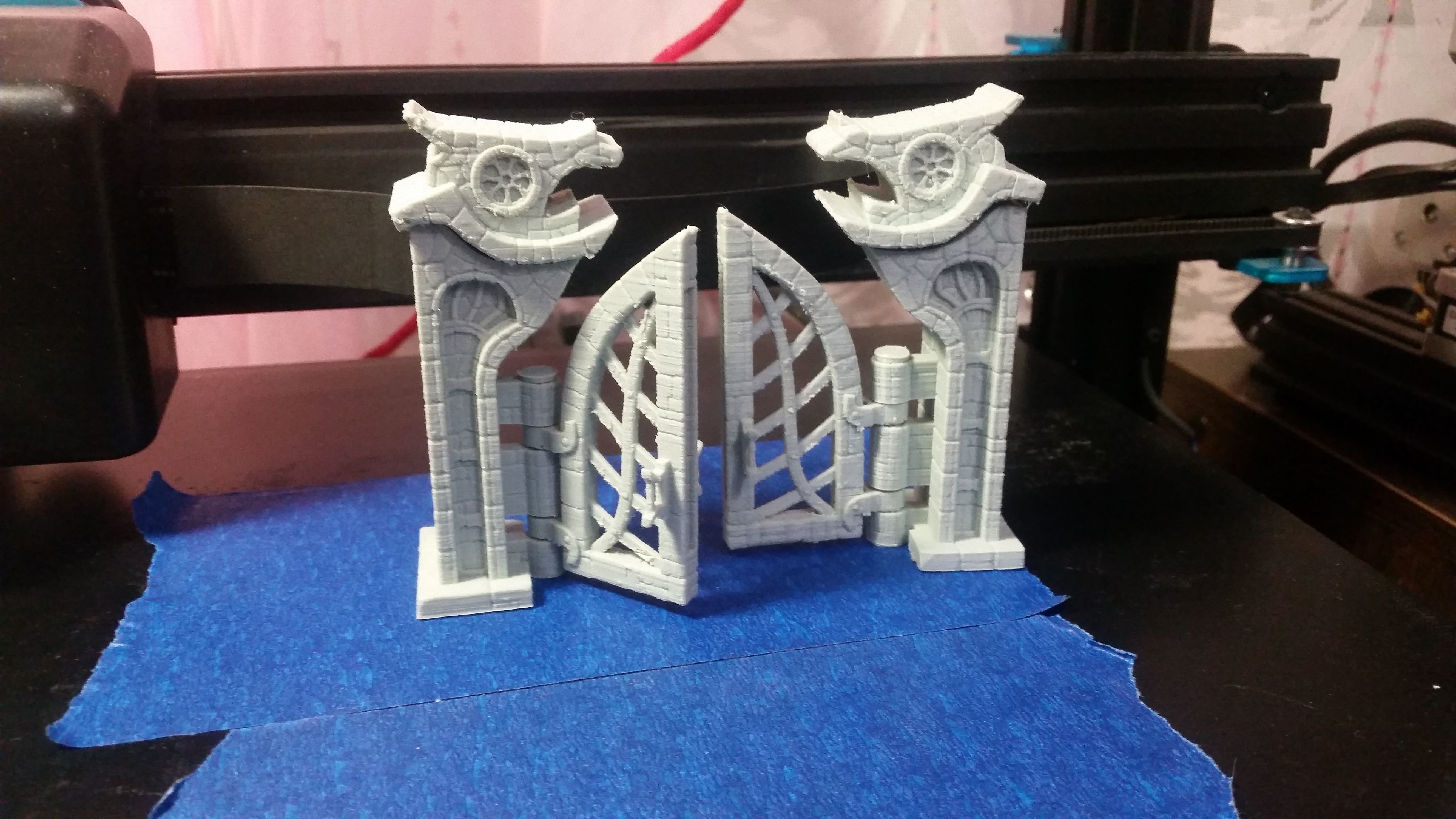 Fantasy main entrance 3d print 3D print model_3
