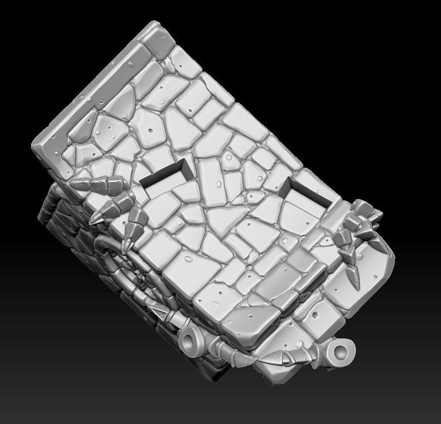 Fantasy main entrance 3d print 3D print model_31