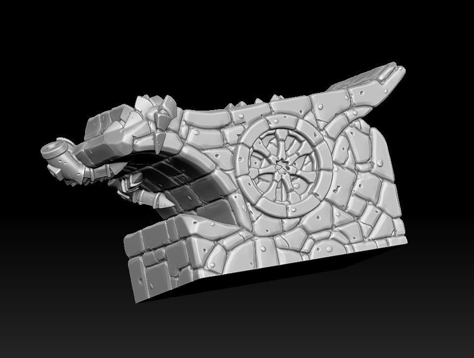 Fantasy main entrance 3d print 3D print model_28