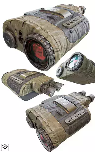 Laser designator 3D model