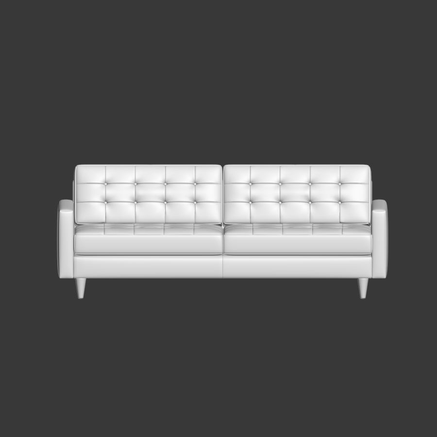 Eliot Leather Sofa Joybird 3D model_1