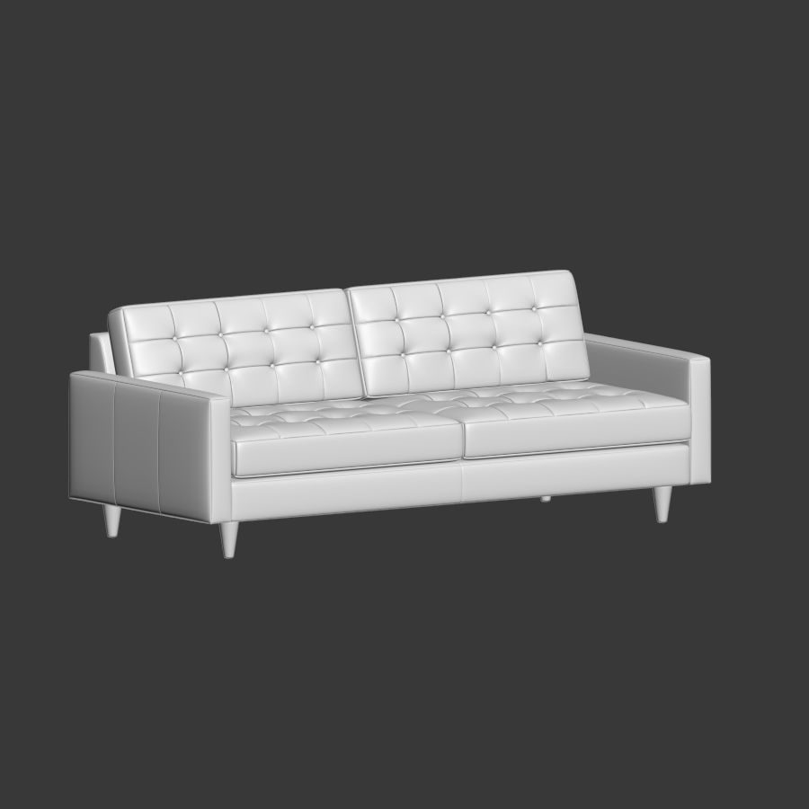Eliot Leather Sofa Joybird 3D model_2
