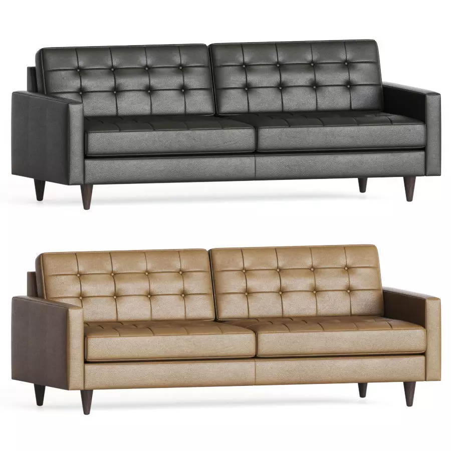 Eliot Leather Sofa Joybird 3D model_0