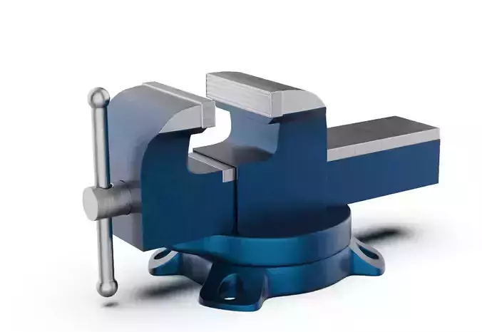 Bench Vise 3D Highpoly  3D model