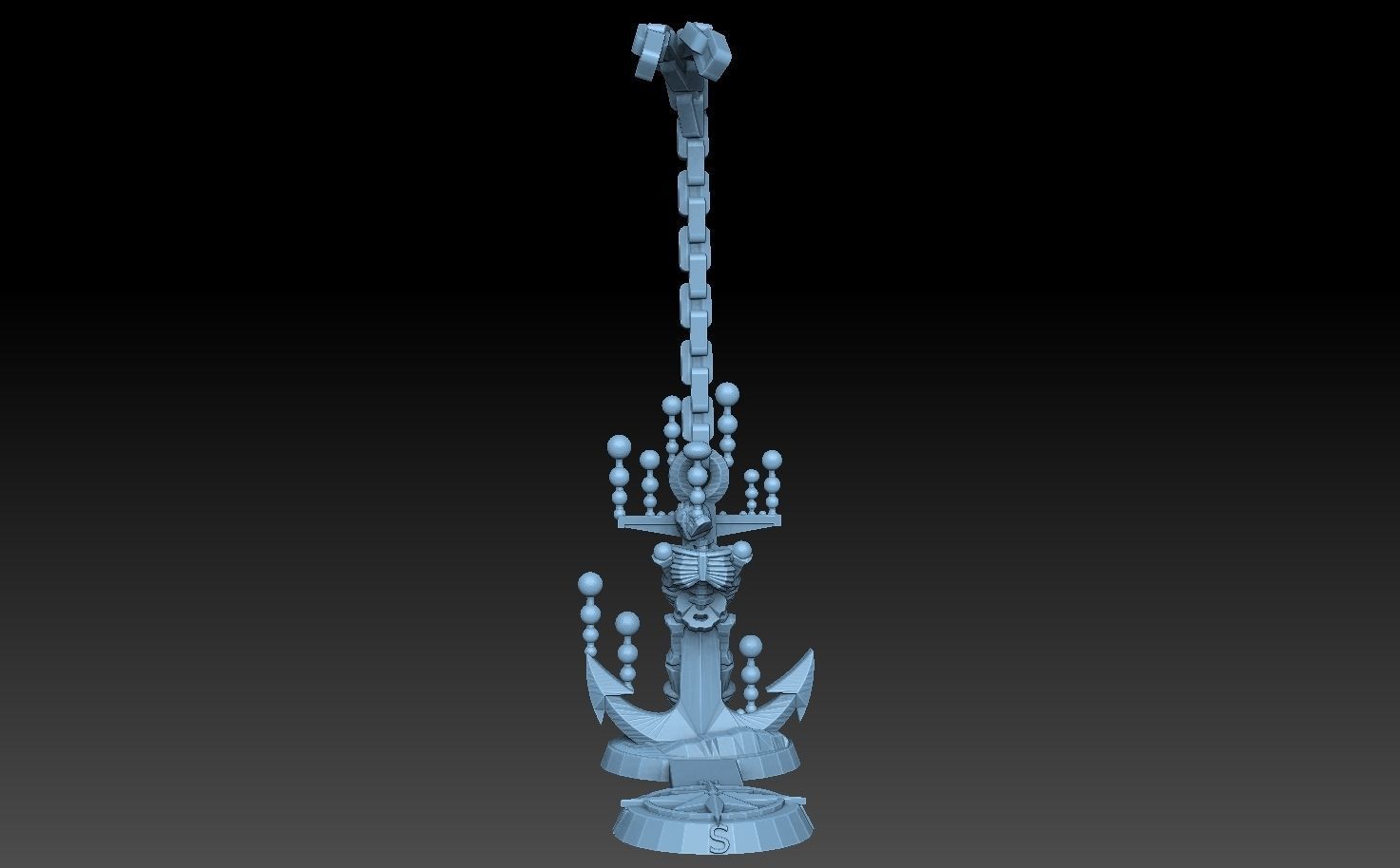 Undersea Bases Stems and Terrain 28mm 3D print model_6