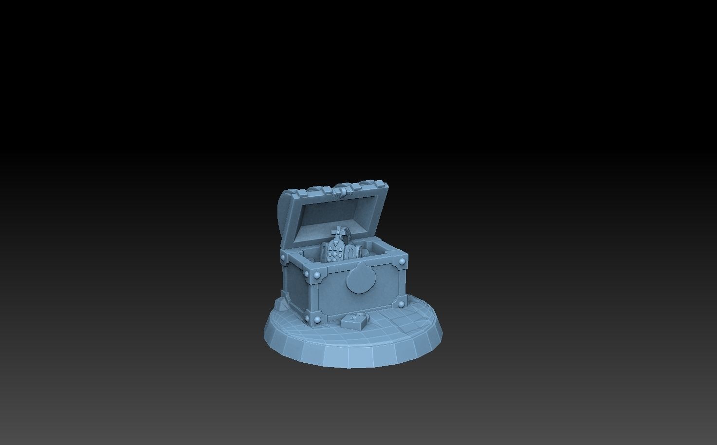 Undersea Bases Stems and Terrain 28mm 3D print model_28