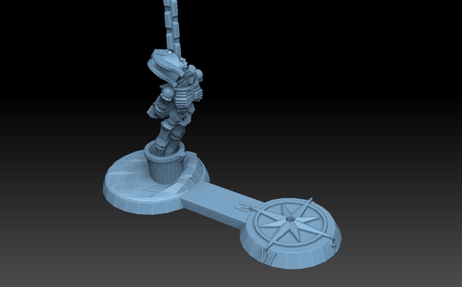 Undersea Bases Stems and Terrain 28mm 3D print model_25