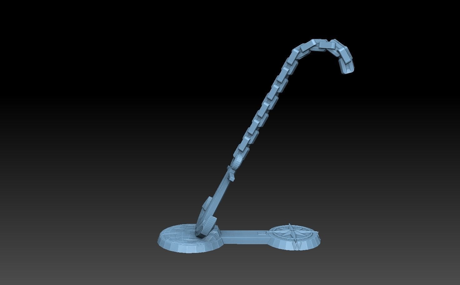 Undersea Bases Stems and Terrain 28mm 3D print model_12