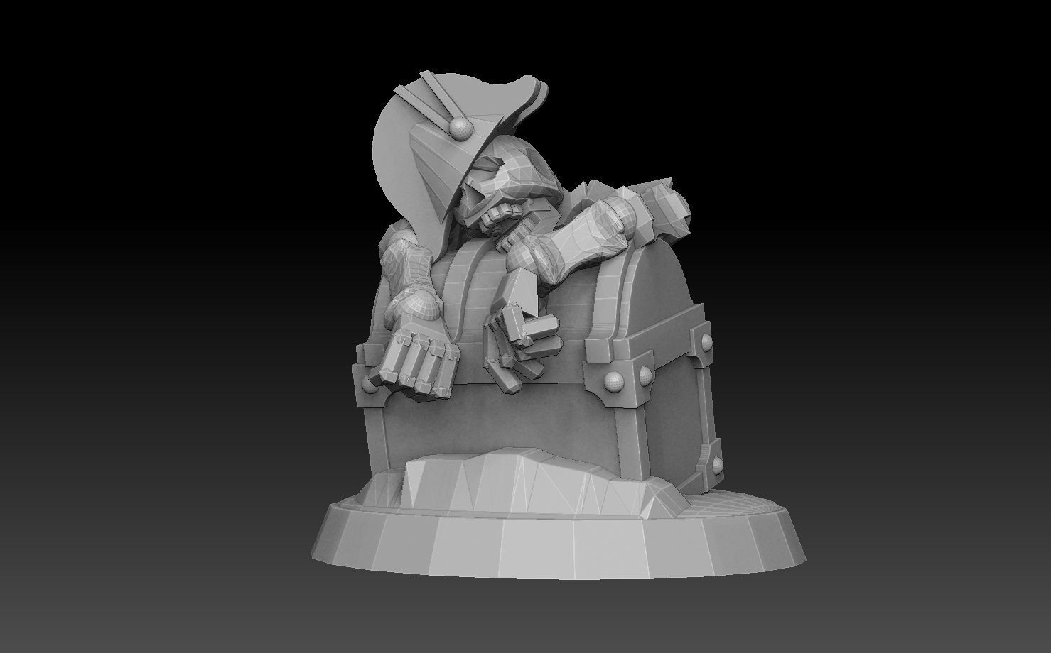 Undersea Bases Stems and Terrain 28mm 3D print model_23