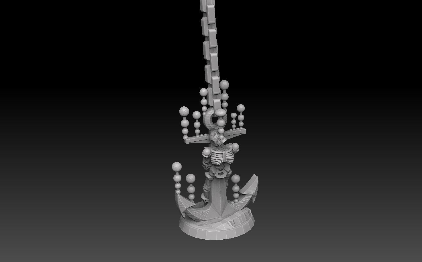 Undersea Bases Stems and Terrain 28mm 3D print model_13