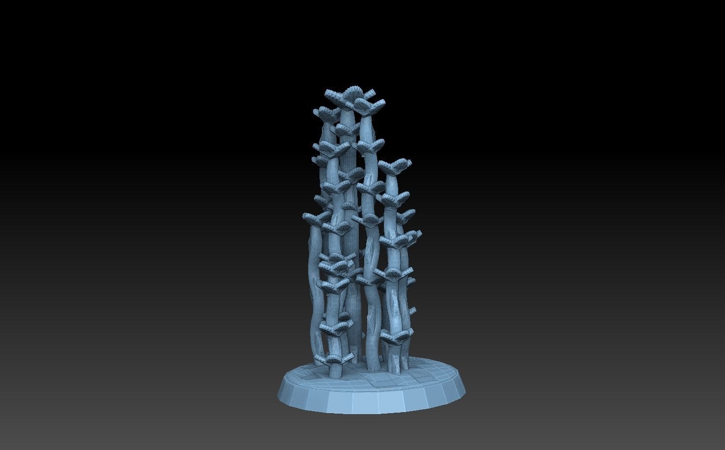 Undersea Bases Stems and Terrain 28mm 3D print model_10