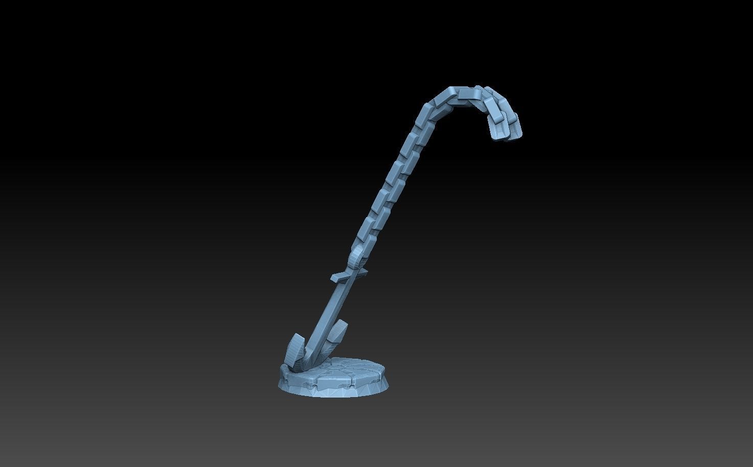 Undersea Bases Stems and Terrain 28mm 3D print model_15