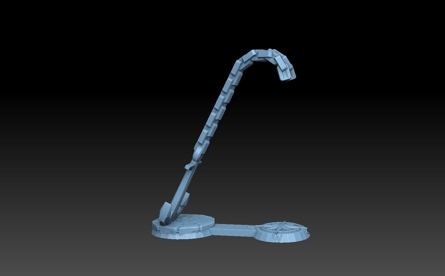 Undersea Bases Stems and Terrain 28mm 3D print model_16