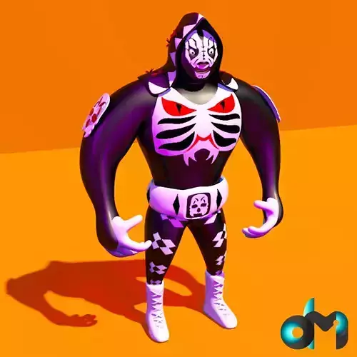 MODELING MEXICAN WRESTLER LA PARK 