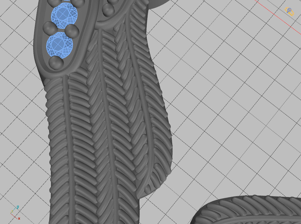 Angel wings love  pendant 3D print model_23