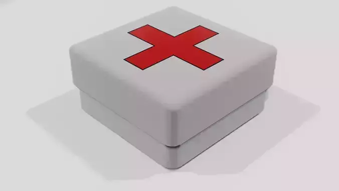 health kit 3d model for game  Free low-poly 3D model