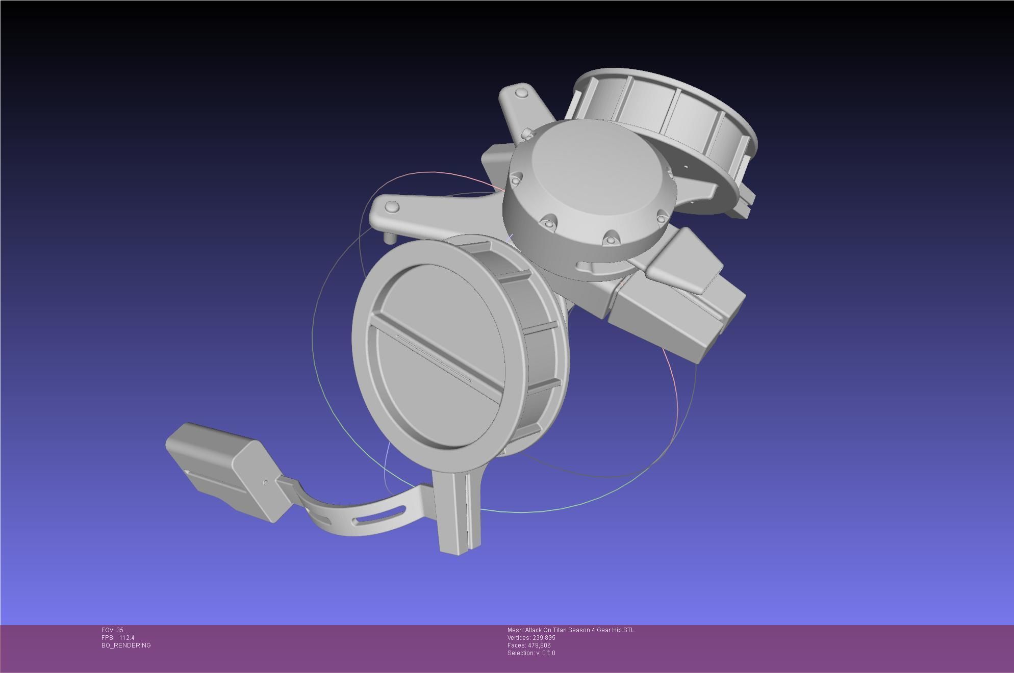 Attack On Titan Season 4 Gear Hip Part 3D print model_128