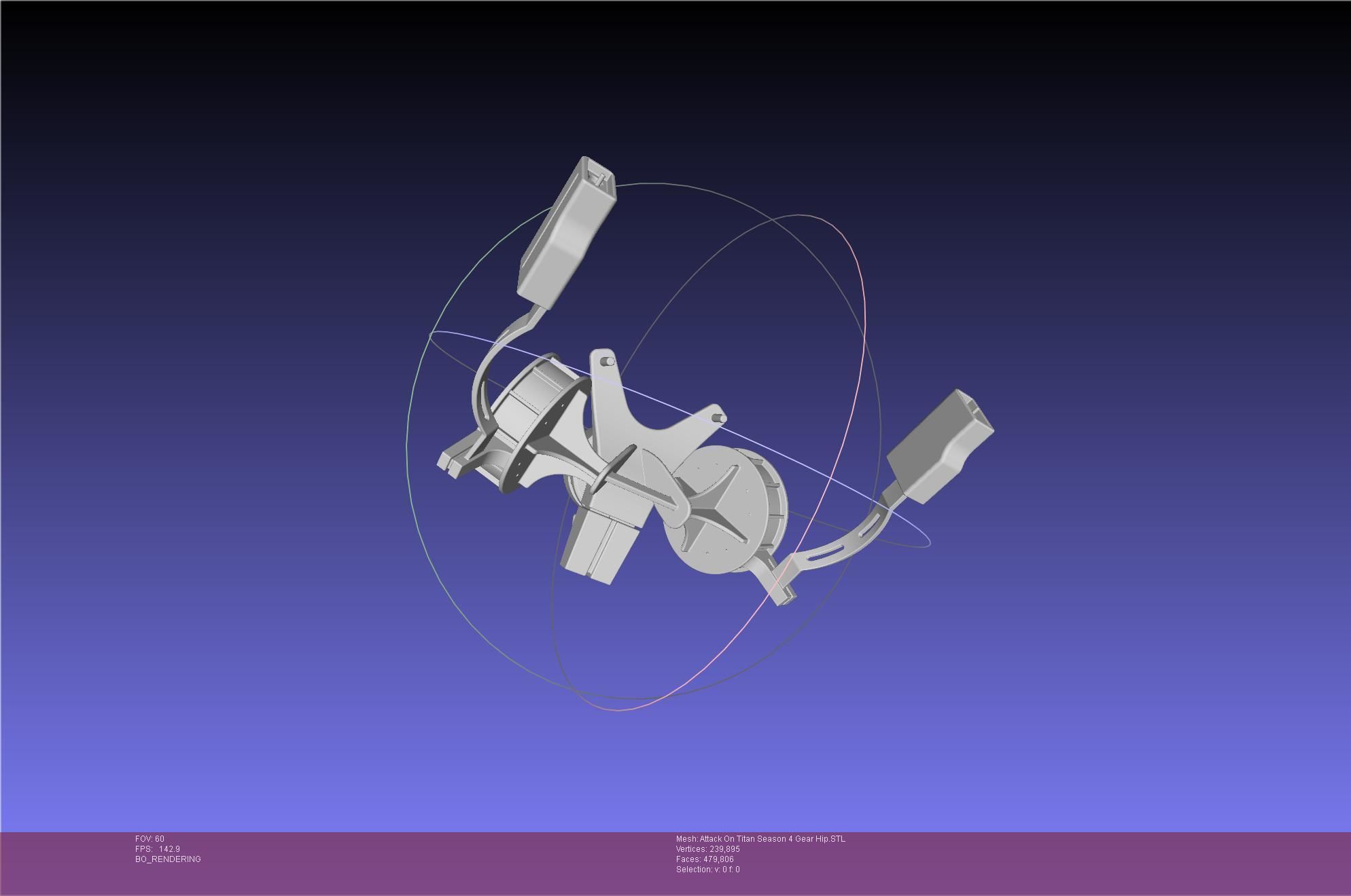Attack On Titan Season 4 Gear Hip Part 3D print model_33
