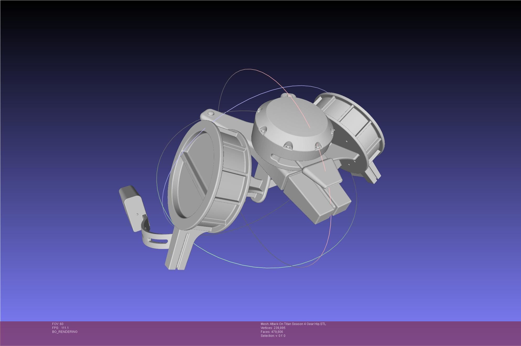 Attack On Titan Season 4 Gear Hip Part 3D print model_5