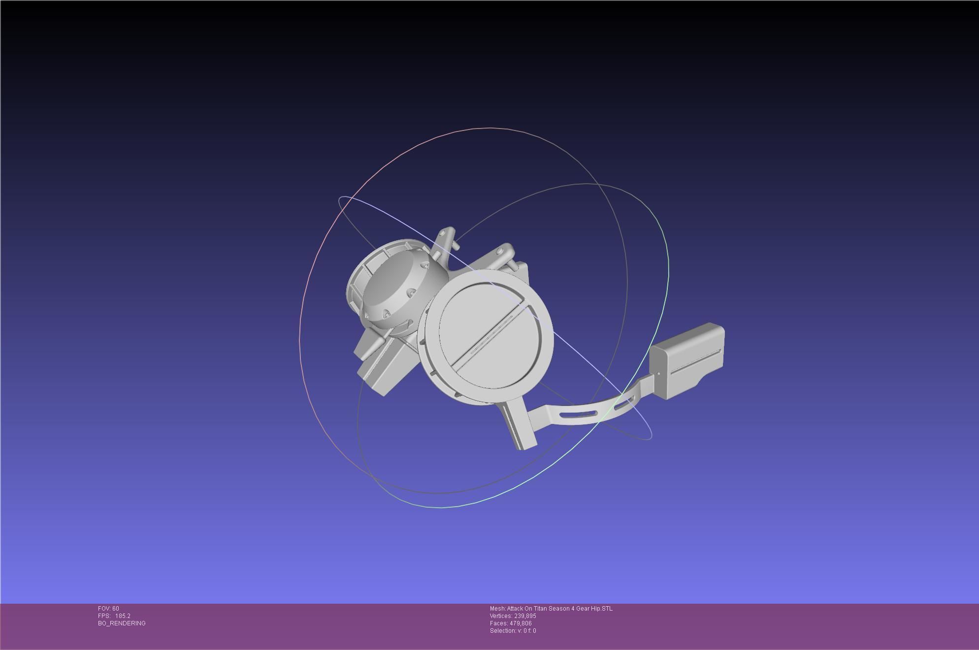 Attack On Titan Season 4 Gear Hip Part 3D print model_23