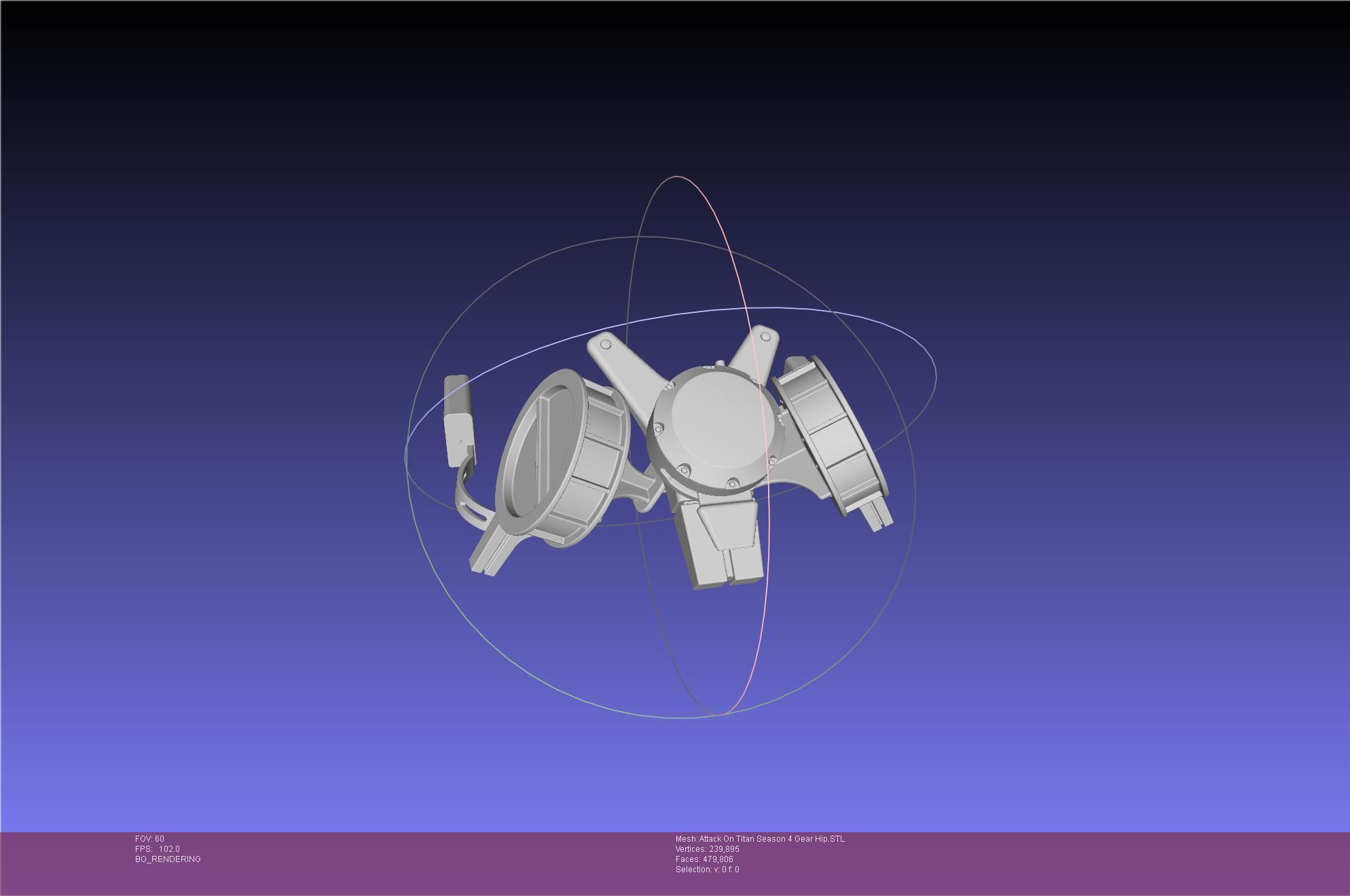 Attack On Titan Season 4 Gear Hip Part 3D print model_30
