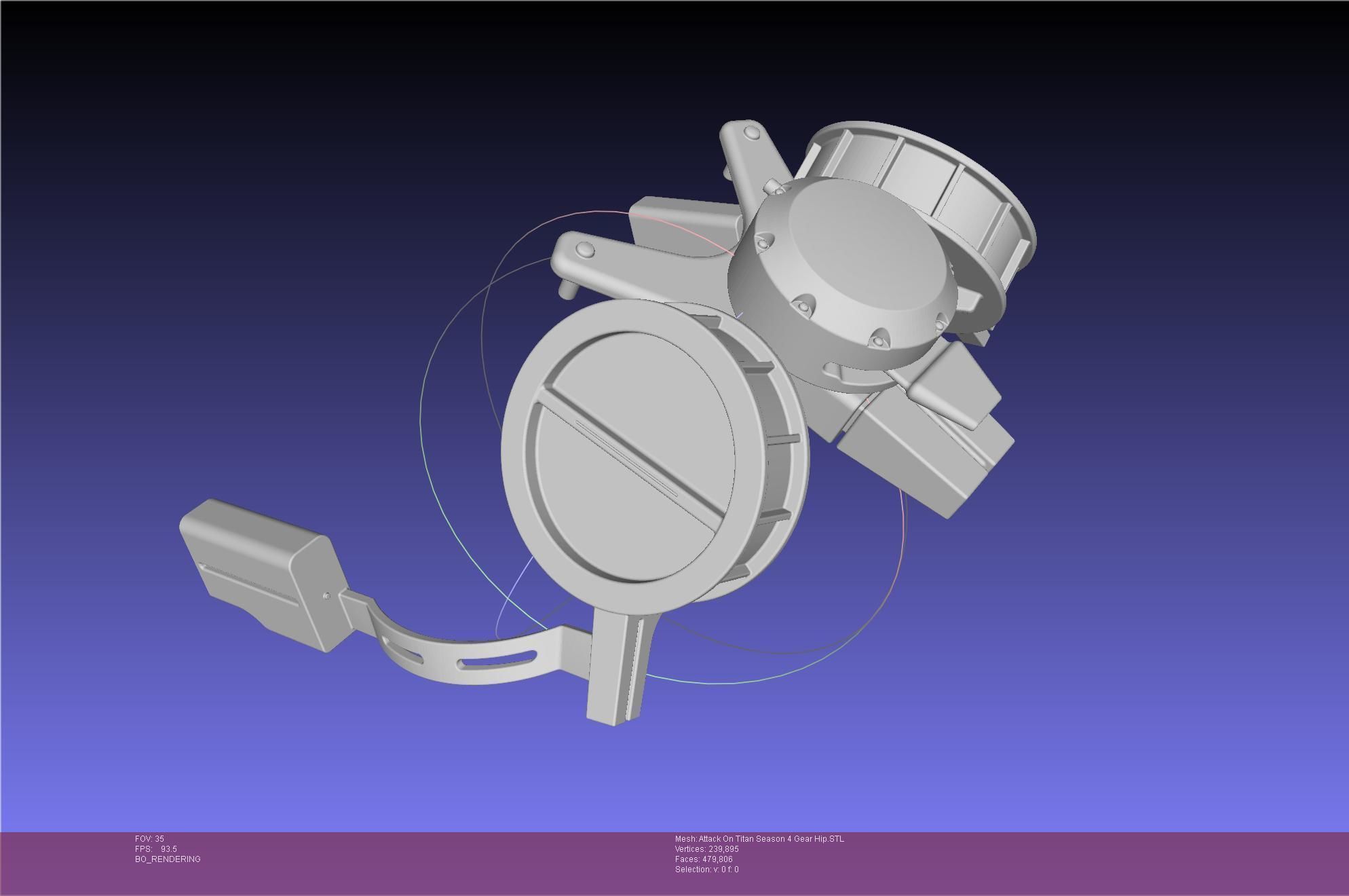 Attack On Titan Season 4 Gear Hip Part 3D print model_120